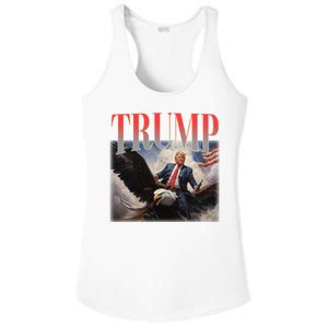 Donald Trump Eagle Usa Maga Ladies PosiCharge Competitor Racerback Tank