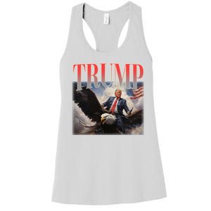 Donald Trump Eagle Usa Maga Women's Racerback Tank