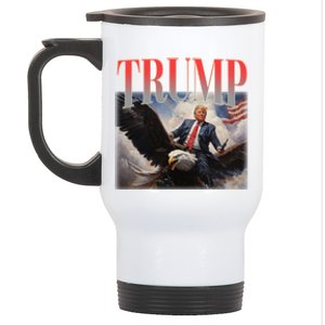 Donald Trump Eagle Usa Maga Stainless Steel Travel Mug