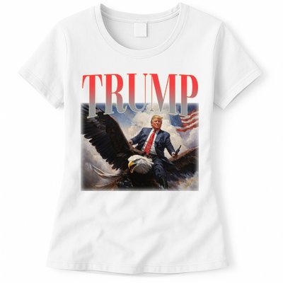 Donald Trump Eagle Usa Maga Womens T-Shirt