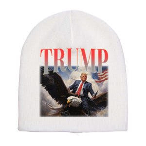 Donald Trump Eagle Usa Maga Short Acrylic Beanie