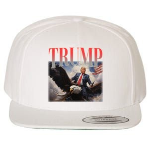 Donald Trump Eagle Usa Maga Wool Snapback Cap