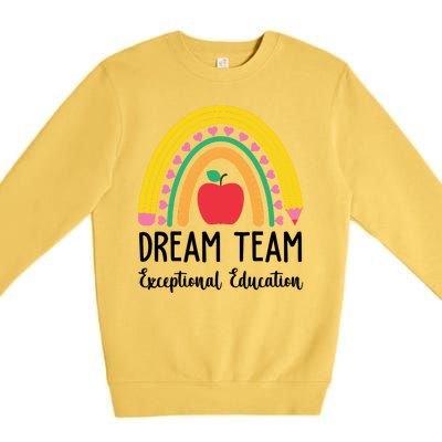 Dream Team Exceptional Education Gift For Teacher Premium Crewneck Sweatshirt