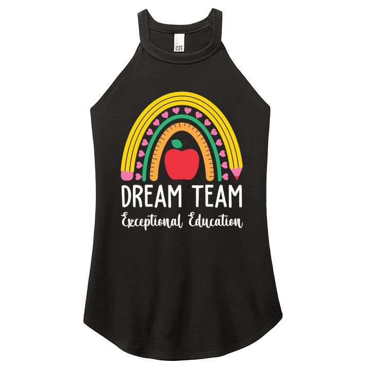 Dream Team Exceptional Education Gift For Teacher Women's Perfect Tri Rocker Tank