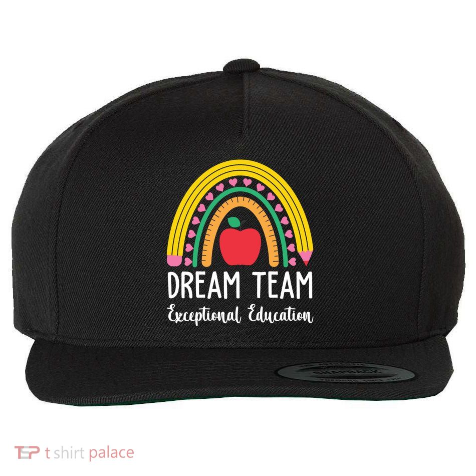 Dream Team Exceptional Education Gift For Teacher Wool Snapback Cap
