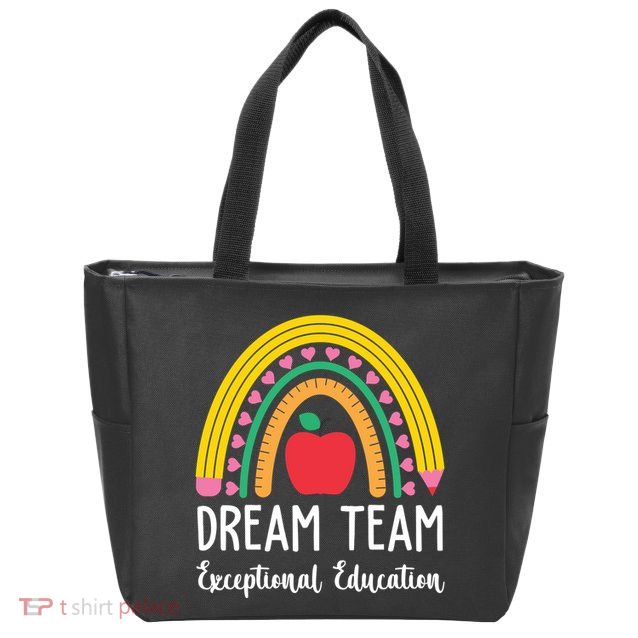 Dream Team Exceptional Education Gift For Teacher Zip Tote Bag