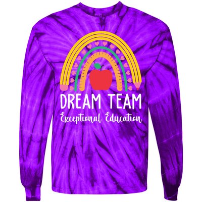 Dream Team Exceptional Education Gift For Teacher Tie-Dye Long Sleeve Shirt