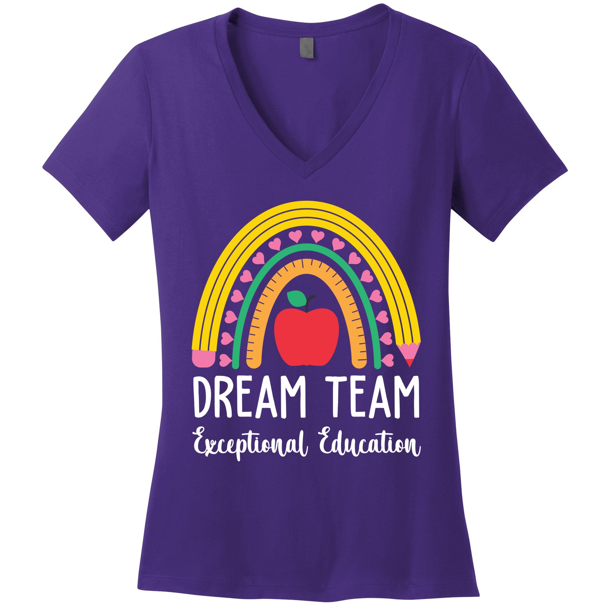 Dream Team Exceptional Education Gift For Teacher Women's V-Neck T-Shirt