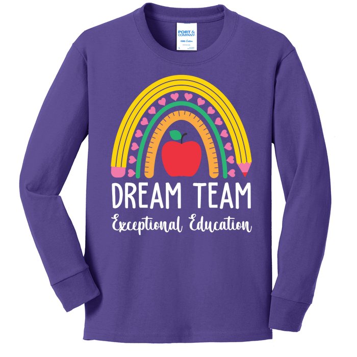 Dream Team Exceptional Education Gift For Teacher Kids Long Sleeve Shirt