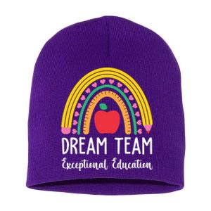 Dream Team Exceptional Education Gift For Teacher Short Acrylic Beanie