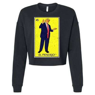 Donald Trump El Pendejo Cropped Pullover Crew