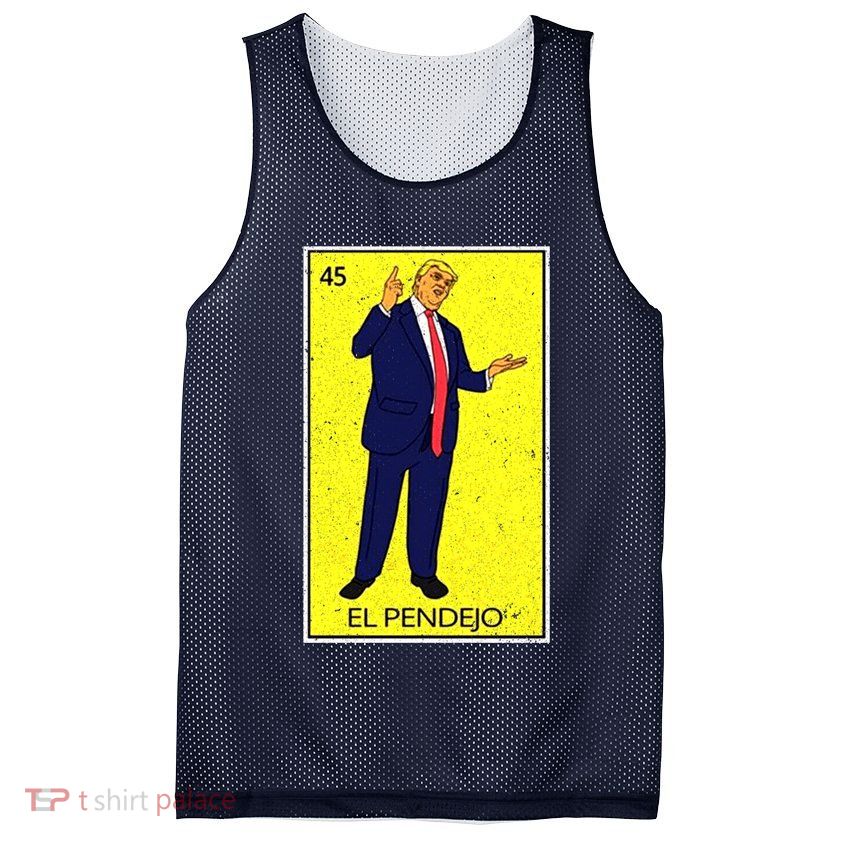 Donald Trump El Pendejo Mesh Reversible Basketball Jersey Tank