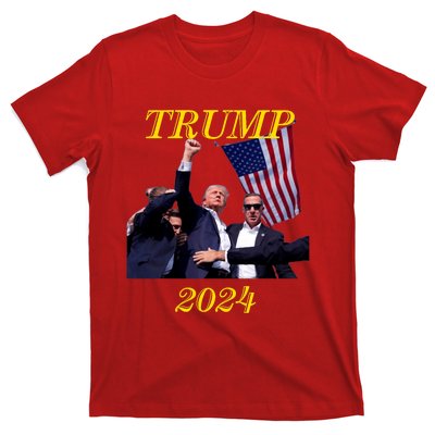 Donald Trump Election Rally 2024 Survived Assassination Shot T-Shirt