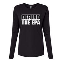 Defund The EPA Funny Meme Womens Cotton Relaxed Long Sleeve T-Shirt