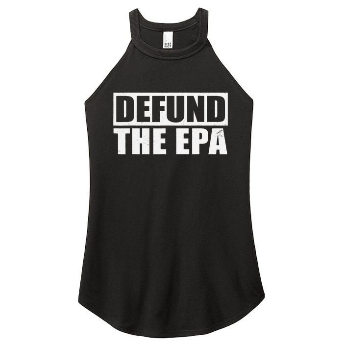 Defund The EPA Funny Meme Women's Perfect Tri Rocker Tank