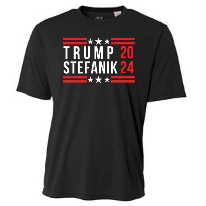 Donald Trump Elise Stefanik Election 2024 Trump Stefanik 2024 Cooling Performance Crew T-Shirt