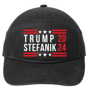 Donald Trump Elise Stefanik Election 2024 Trump Stefanik 2024 7-Panel Snapback Hat