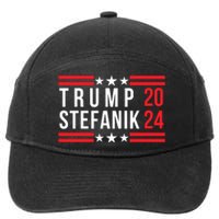 Donald Trump Elise Stefanik Election 2024 Trump Stefanik 2024 7-Panel Snapback Hat