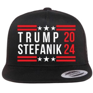 Donald Trump Elise Stefanik Election 2024 Trump Stefanik 2024 Flat Bill Trucker Hat