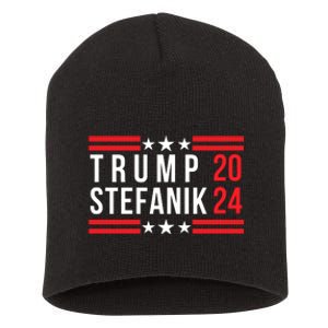 Donald Trump Elise Stefanik Election 2024 Trump Stefanik 2024 Short Acrylic Beanie