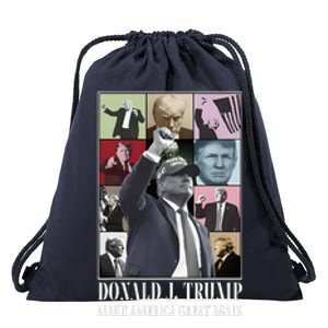 Donald Trump Eras Drawstring Bag