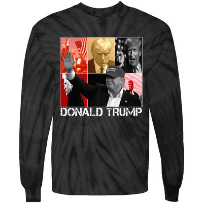 Donald Trump Era Tie-Dye Long Sleeve Shirt