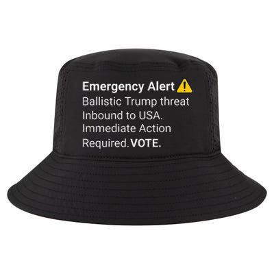 Dislike Trump Emergency Alert System Eas Alarm Voter 2024 Cool Comfort Performance Bucket Hat