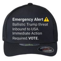 Dislike Trump Emergency Alert System Eas Alarm Voter 2024 Flexfit Unipanel Trucker Cap