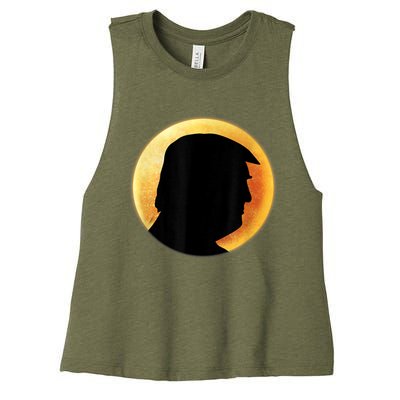 Donald Trump Eclipse Women's Racerback Cropped Tank