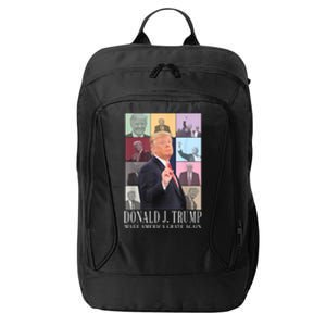 Donald Trump Era Funny Music Vote Trump For President 2024 City Backpack