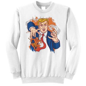 Donald Trump Evil Biden Sweatshirt