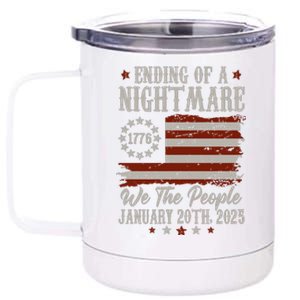 Donald Trump Ending Of A Nightmare 12 oz Stainless Steel Tumbler Cup