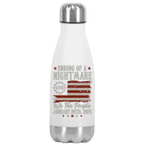 Donald Trump Ending Of A Nightmare Stainless Steel Insulated Water Bottle