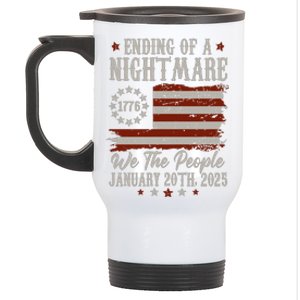 Donald Trump Ending Of A Nightmare Stainless Steel Travel Mug