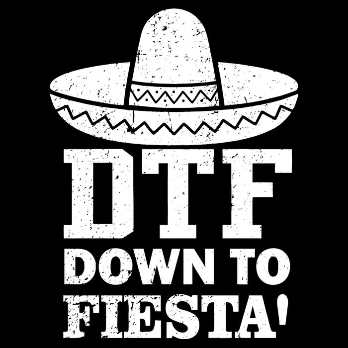 DTF Down To Fiesta USA-Made Doggie Bandana
