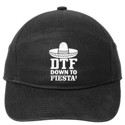 DTF Down To Fiesta 7-Panel Snapback Hat