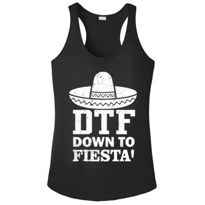 DTF Down To Fiesta Ladies PosiCharge Competitor Racerback Tank