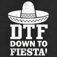DTF Down To Fiesta Golf Towel