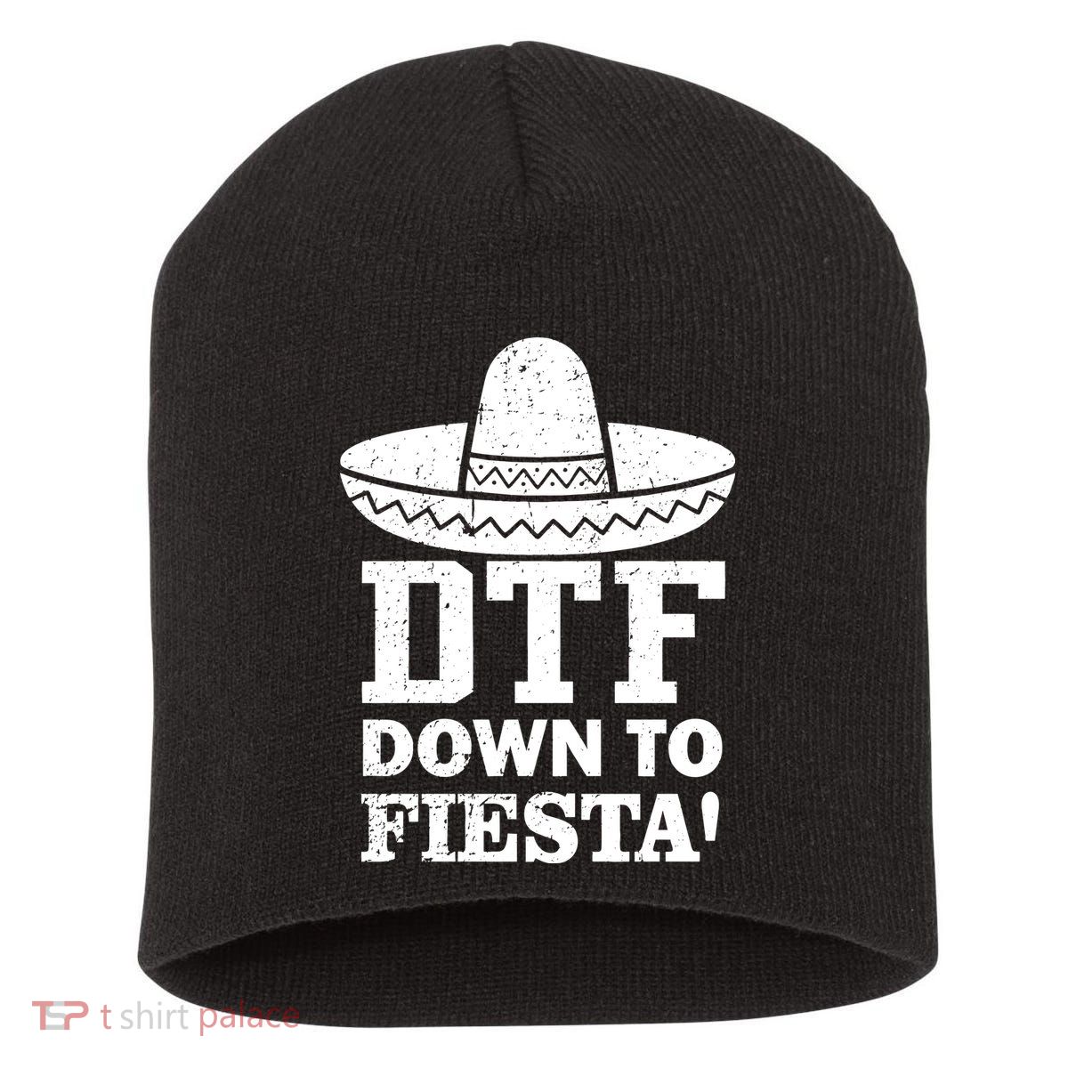 DTF Down To Fiesta Short Acrylic Beanie