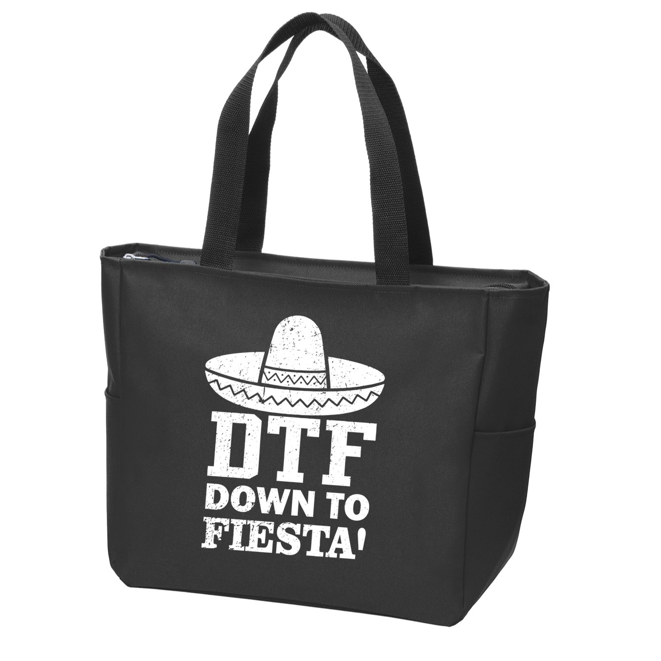 DTF Down To Fiesta Zip Tote Bag