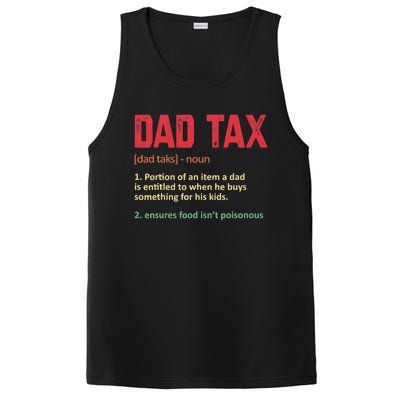 Dad Tax Funny Dad Tax Definition Father's Day PosiCharge Competitor Tank