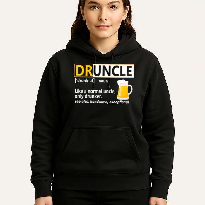 Druncle Tee For The Best Uncle Druncle Definition Hoodie