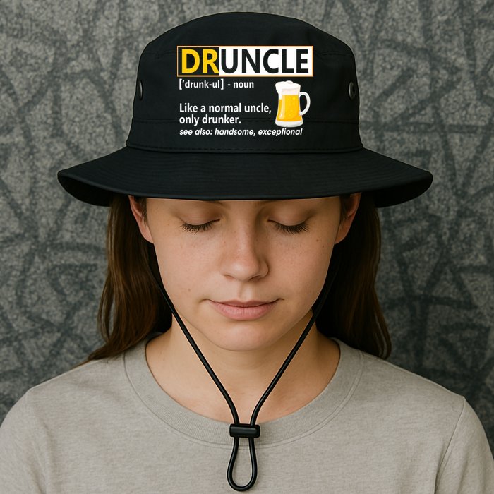 Druncle Tee For The Best Uncle Druncle Definition Bucket Hat