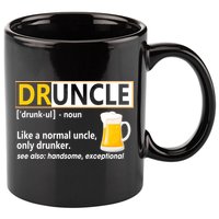 Druncle Tee For The Best Uncle Druncle Definition 11oz C Handle Ceramic Mug