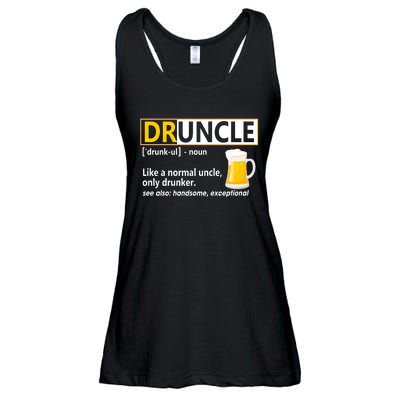 Druncle Tee For The Best Uncle Druncle Definition Ladies Essential Flowy Tank