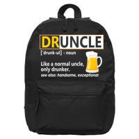 Druncle Tee For The Best Uncle Druncle Definition 16 in Basic Backpack