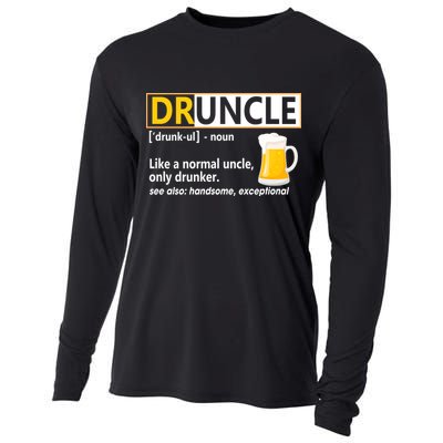 Druncle Tee For The Best Uncle Druncle Definition Cooling Performance Long Sleeve Crew