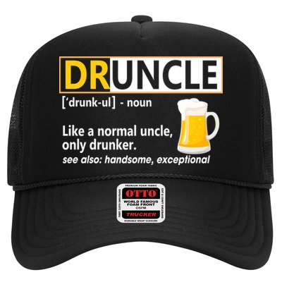 Druncle Tee For The Best Uncle Druncle Definition Trucker Hat