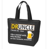 Druncle Tee For The Best Uncle Druncle Definition Zip Tote Bag