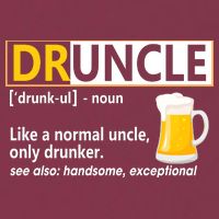 Druncle Tee For The Best Uncle Druncle Definition 16oz Travel Tumbler